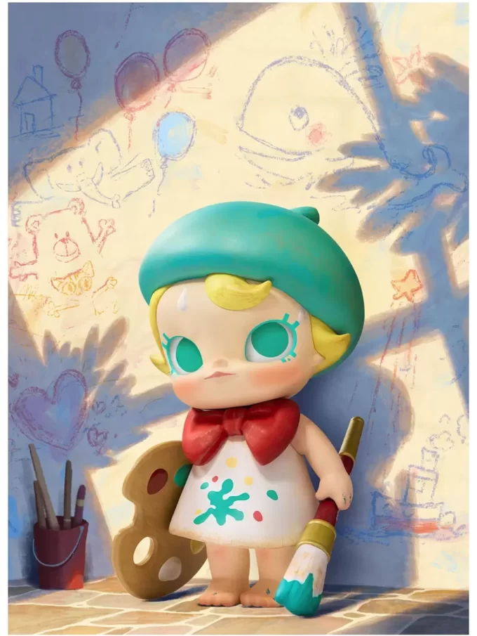 Baby Molly Future Painter Figurine