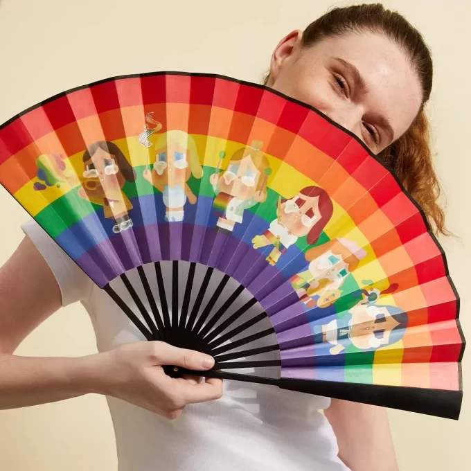 CRYBABY CHEER UP, BABY! SERIES-Folding Fan