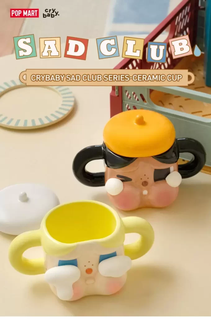 CRYBABY Sad Club Series-Ceramic Cup (Brown)