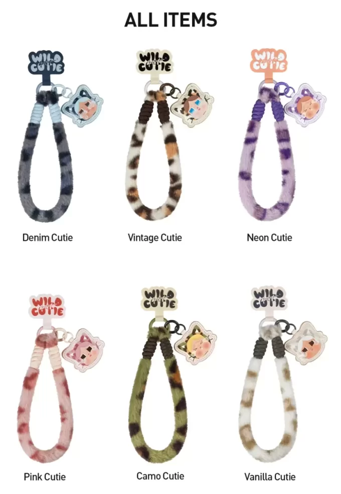 CRYBABY Wild But Cutie Series-Phone Charm Blind Box CRYBABY Wild But Cutie Series-Phone Charm Blind Box