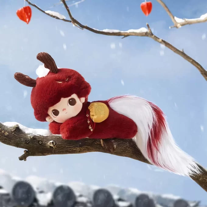 DIMOO Stories In The Cup Series-Auspicious Animal Cotton Doll