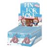 Labubu Pin for Love Letter Pendant Sealed Case (N-Z) (14 Blind Boxes)