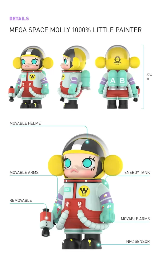 MEGA COLLECTION 1000% SPACE MOLLY Little Painter MEGA COLLECTION 1000% SPACE MOLLY Little Painter