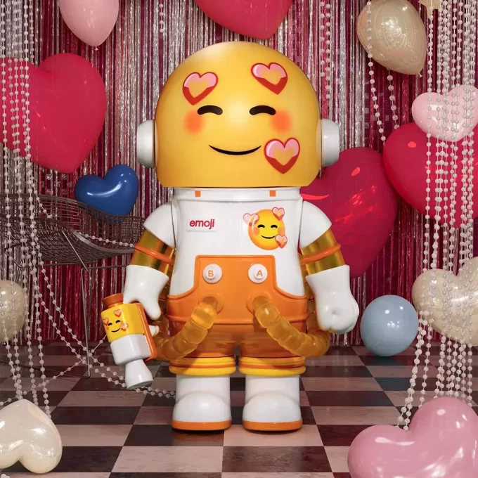 MEGA SPACE MOLLY 100% × Emoji™ Series