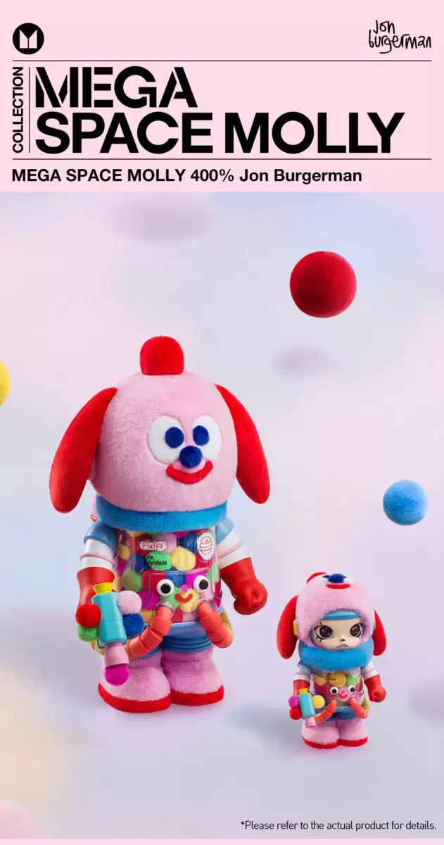MEGA SPACE MOLLY 400% Jon Burgerman MEGA SPACE MOLLY 400% Jon Burgerman
