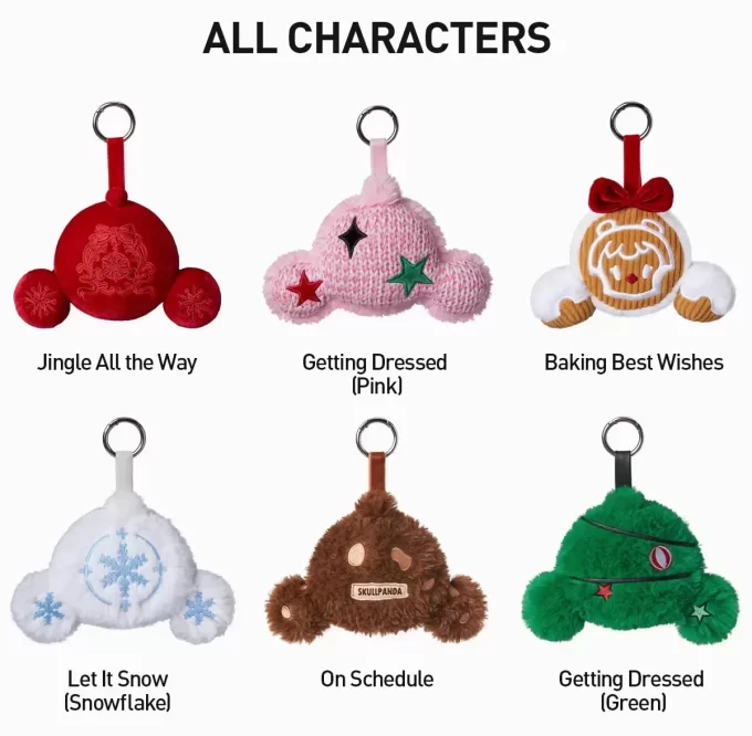 SKULLPANDA Tell Me What You Want Series Plush Pendant SKULLPANDA Tell Me What You Want Series Plush Pendant