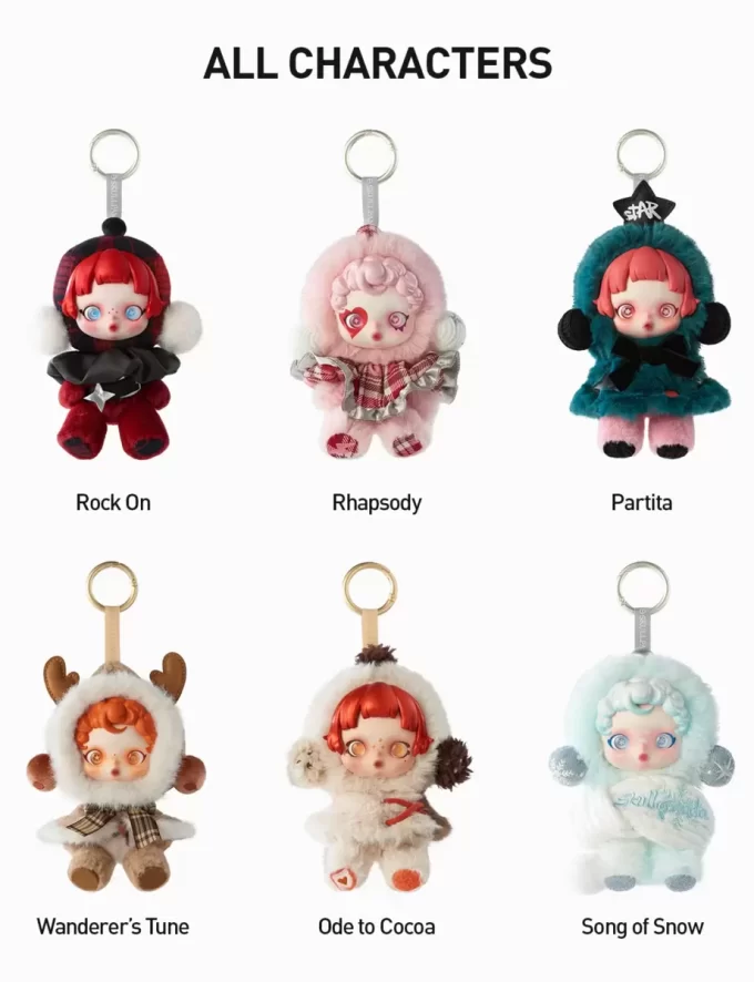 SKULLPANDA Winter Symphony Series Plush