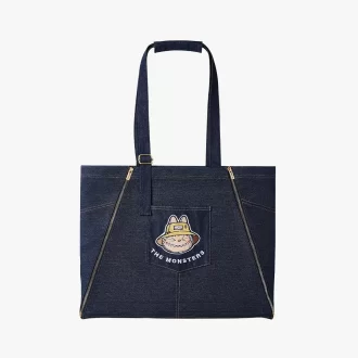THE MONSTERS FALL IN WILD SERIES-Denim Apron Bag