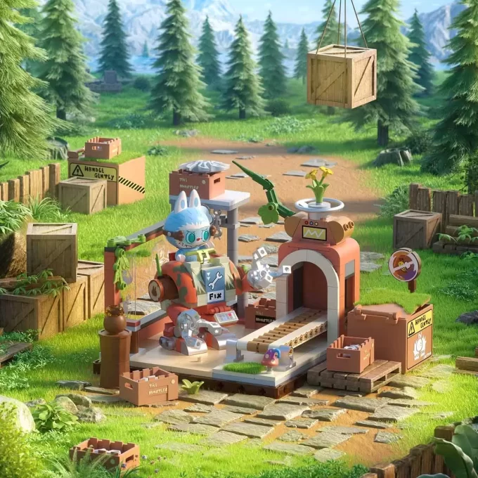 THE MONSTERS Forest Secret Base Series Blocks