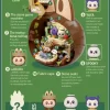 THE MONSTERS Forest Secret Base Series Blocks