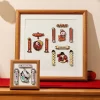 Wealthy Snake’s New Year Celebration Series-Mini Spring Couplets Fridge Magnet Blind Box